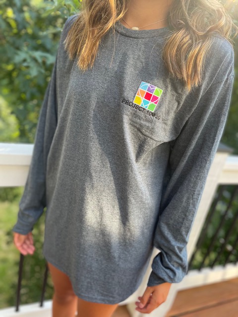 Long Sleeve T shirt with Project 1020 logo